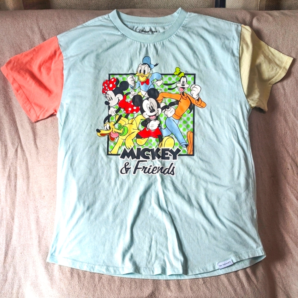 Disney Mickey & Friends tricolor T-shirt - S